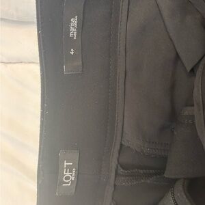 LOFT Marisa Black Pants